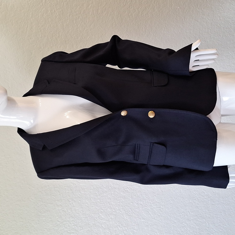 J Crew Schoolboy Womens Blazer in Dark Blue
